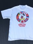 画像1: WALT DISNEY WORLD OFFICIAL EPCOT CENTER VTG T-SHIRT WHITE M