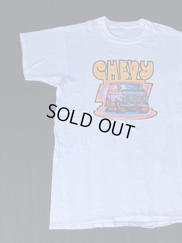 画像1: 1973 CHEVY VAN VTG T-SHIRT WHITE L