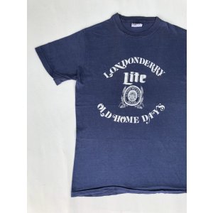 画像: 70s LITE BEER LONDONDERRY OLD HOME DAYS VTG T-SHIRT NAVY S