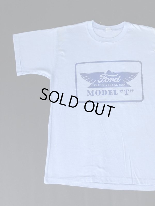 画像1: FORD THE UNIVERSAL CAR MODEL "T" VTG T-SHIRT LIGHT BLUE M