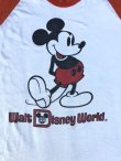 画像3: WALT DISNEY WORLD OFFICIAL  VTG T-SHIRT WHITE×FADED RED XS