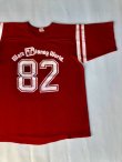 画像2: 70s WALT DISNEY WORLD US MADE VTG FOOTBALL T-SHIRT RED L