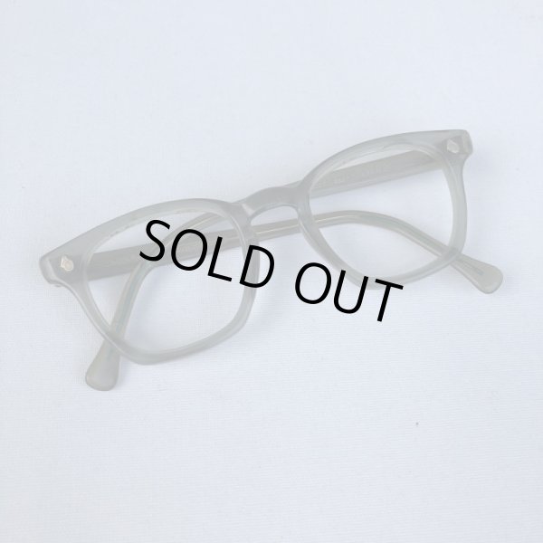 画像1: 60s AMERICAN OPTICAL VTG EYEWEAR CLEAR GRAY M