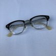 画像1: 60-70s AMERICAN OPTICAL VTG BROW COMBINATION EYEWEAR BROWN 46-24