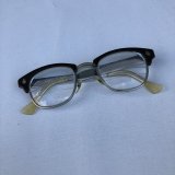 画像: 60-70s AMERICAN OPTICAL VTG BROW COMBINATION EYEWEAR BROWN 46-24