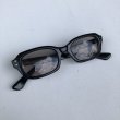 画像1: 60s AMERICAN OPTICAL VTG  SUNGLASS BLACK×CLEAR ORANGE 46