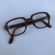 画像1: 70s ROMCO VTG EYEWEAR CLEAR BROWN 50〜22