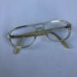 画像1: 70s UNKNOWN VTG TEAR DROP EYEWEAR CLEAR YELLOW 46