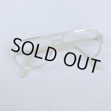 画像: 70s UNKNOWN VTG TEAR DROP EYEWEAR CLEAR YELLOW 46