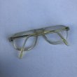 画像2: 70s UNKNOWN VTG TEAR DROP EYEWEAR CLEAR YELLOW 46