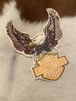 画像3: NOS 70s HARLEY DAVIDSON EAGLE BAR&SHIELD LOGO VTG BIG PATCH 