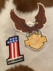 画像1: NOS 70s HARLEY DAVIDSON EAGLE BAR&SHIELD LOGO VTG BIG PATCH 