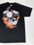 画像1: NOS 90s AMERICAN BIKER "PANHEAD" ENGINE VTG T-SHIRT BLACK M