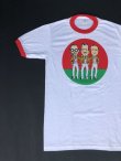 画像1: 80s PEP BOYS VTG RINGER T-SHIRT WHITE×RED M