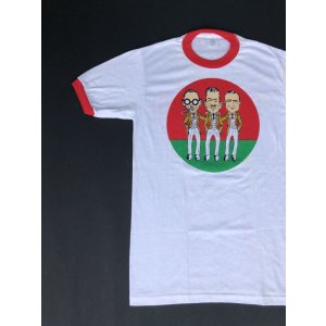 画像: 80s PEP BOYS VTG RINGER T-SHIRT WHITE×RED M
