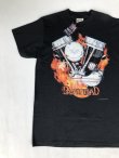 画像2: NOS 90s AMERICAN BIKER "PANHEAD" ENGINE VTG T-SHIRT BLACK M