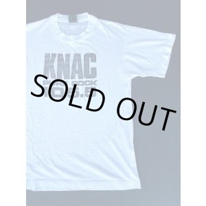 画像: 80s KNAC PURE ROCK 105.5 VTG T-SHIRT M WHITE