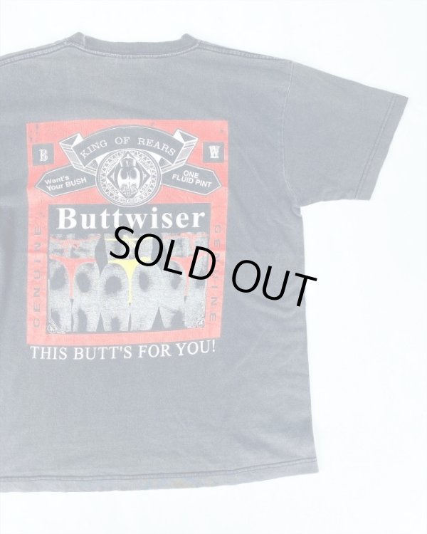 画像1: BUTTWISER "THIS BUTT'S FOR YOU"OLD T-SHIRT M