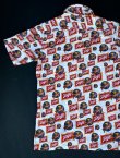 画像3: 70s SCHLITZ BEER PERMANENT PRESS VTG PATTERNED ALL OVER SHIRT S