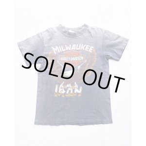 画像: 80s HARLEY DAVIDSON MILWAUKEE IRON VTG T-SHIRT S