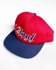 画像2: 80s  BUDWEISER RACING VTG TRUCKER CAP RED×NAVY