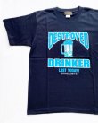 画像2: SIXHELMETS DESTROYED DRINKER T-SHIRT BLACK