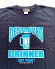 画像3: SIXHELMETS DESTROYED DRINKER T-SHIRT BLACK