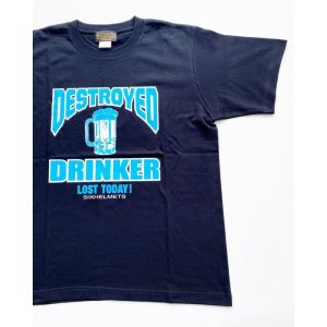 画像: SIXHELMETS DESTROYED DRINKER T-SHIRT BLACK