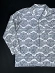 画像2: HARLEY DAVIDSON BAR&SHIELD LOGO VTG PATTERNED ALL OVER LONG SLEEVE SHIRT WHITE ML