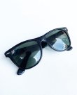 画像1: 80s B&L RAY BAN WAYFARER II VTG SUNGLASSES BLACK