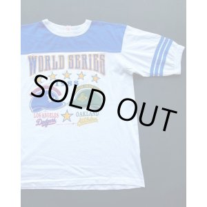 画像: 1988 MLB WORLD SERIES "LA DODGERS VS OAKLAND ATHLETICS VTG T-SHIRT