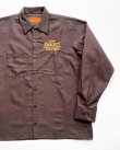 画像1: SIXHELMETS RACING CYCLE EQUIP WORK SHIRT BROWN