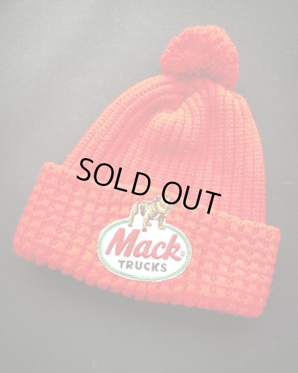 画像1: MACK TRUCKS VTG BEANIE RED