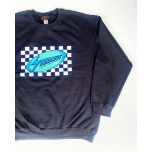 画像: SIXHELMETS CYCLE EQUIPMENT CHECKER SWEATSHIRT BLACK