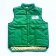 画像1: 70s SWINGSTER HEFTY TOUGH ENOUGH TO OVERSTUFF VTG PUFFY VEST GREEN M