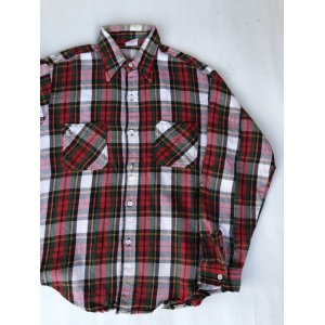 画像: BIG MAC VTG COTTON FLANNEL SHIRT RED×GREEN×WHITE L