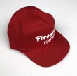画像2: FIRESTONE VINTAGE VTG TRUCKER CAP RED