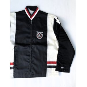 画像: 70s YAMAHA VTG RACING NYLON JACKET BLACK×WHITE M