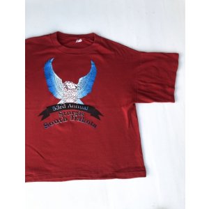 画像: 1993 STURGIS 53rd ANNUAL VTG T-SHIRT RED L