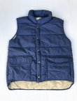 画像1: 70s-early80s COLUMBIA VTG DOWN VEST BLUE M