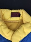 画像2: 70s VTG RACING PUFFY VEST BLUE×YELLOW S