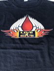 画像4: HARLEY DAVIDSON LIVE 2 GIVE FLAMES VTG LONG SLEEVE T-SHIRT BLACK L