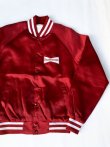 画像1: BUDWEISER OFFICIAL VTG SATIN JACKET RED M