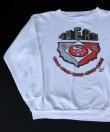 画像2: 90s SAN FRANCISCO 49ERS OFFICIAL VTG SWEAT SHIRT WHITE XL