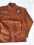 画像1: SWINGSTER CHAIN STITCH VTG RACING JACKET ORANGE S