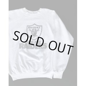 画像: OAKLAND RAIDERS OFFICIAL VTG SWEAT SHIRT WHITE S