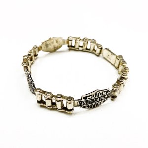 画像: HARLEY DAVIDSON BAR&SHIELD VTG MEXICAN SILVER BRACELET