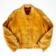 画像1: 40s DEERSKIN VTG LETHER JACKET 