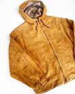 画像8: 60s BUCKSKIN VTG ZIP UP HOODED JACKET