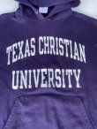 画像3: CHAMPION TEXAS CHRISTIAN UNIVERSITY OLD HOODIE SWEATSHIRT PURPLE L